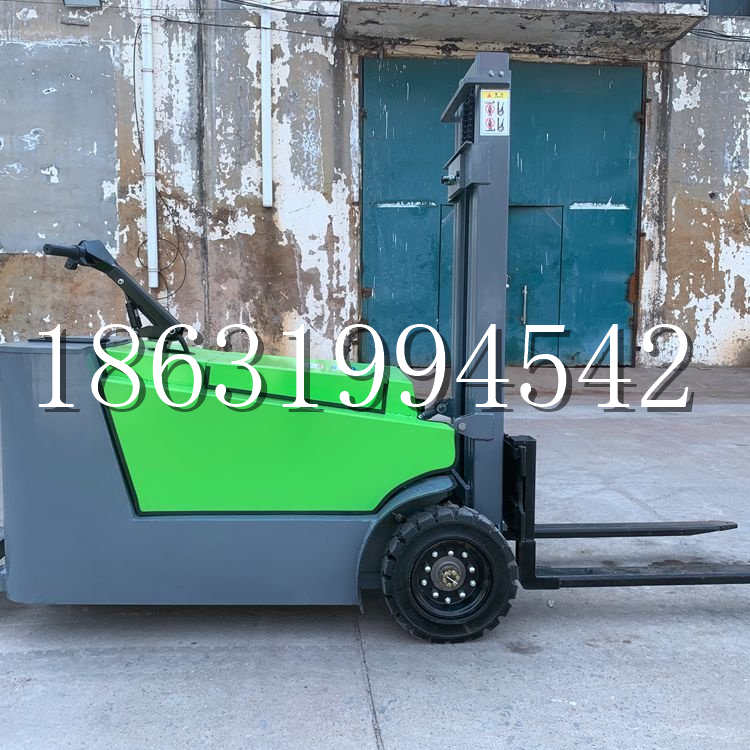 奎文区小型电动叉车1吨2吨步行站驾式电瓶堆高充电装卸车液压升降车铲车