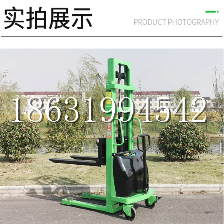 奎文区电动叉车堆高车液压铲车电瓶1吨2吨站驾步行式小型全自动叉车